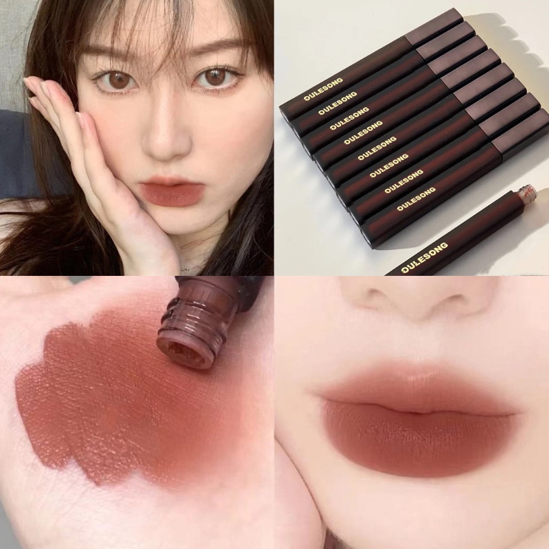 (Hàng Mới Về) 1 Son Môi Màu Đen Dưỡng Ẩm Làm Trắng Không Dính Cốc | BigBuy360 - bigbuy360.vn