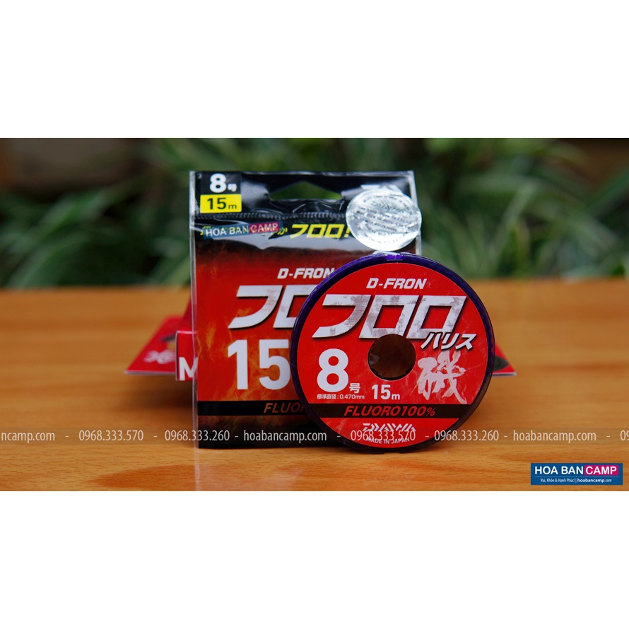Dây Cước Leader Daiwa Fluoro Carbon D-Fron - 15M