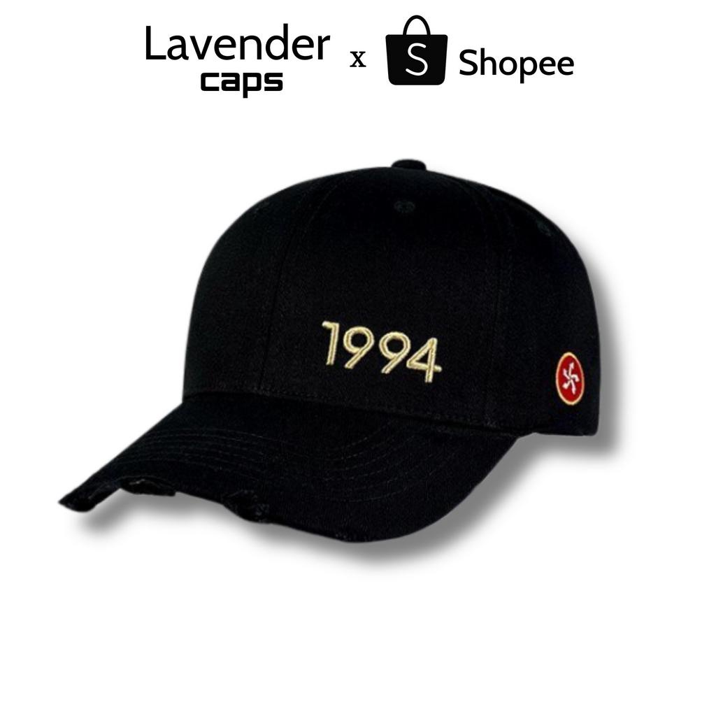 Nón kết Mũ lưỡi trai đen 1994 logo thêu dành cho nam nữ Free size