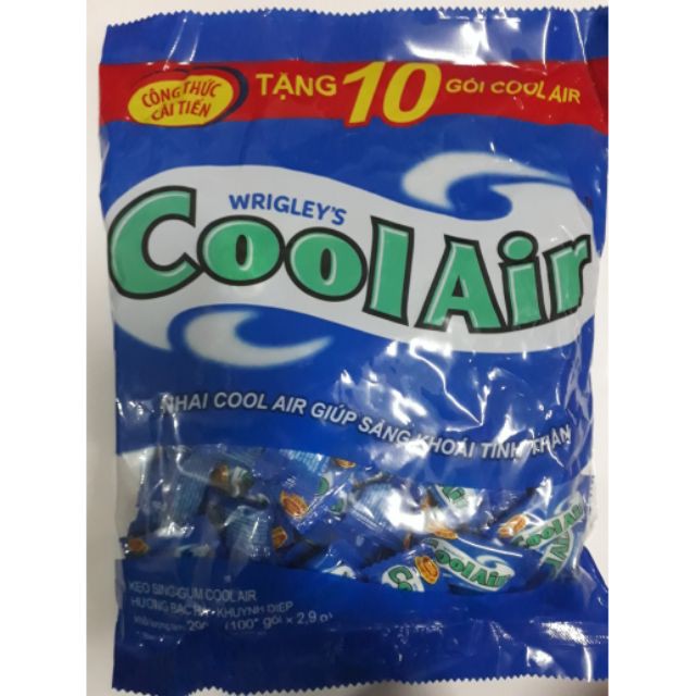 kẹo cao su cool air gói100v tặng 10 - kẹo cao su mentos gói 40 viên