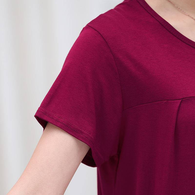 Áo thun tay ngắn dáng rộng in họa tiết thời trang cho nữ