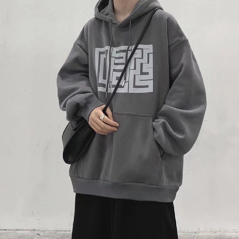 Áo hoodie Mùa Đông Dáng Suông Thoải Mái In Chữ Phong Cách Hàn Quốc Thời Trang Cho Nam Và Nữ [M-5XL]