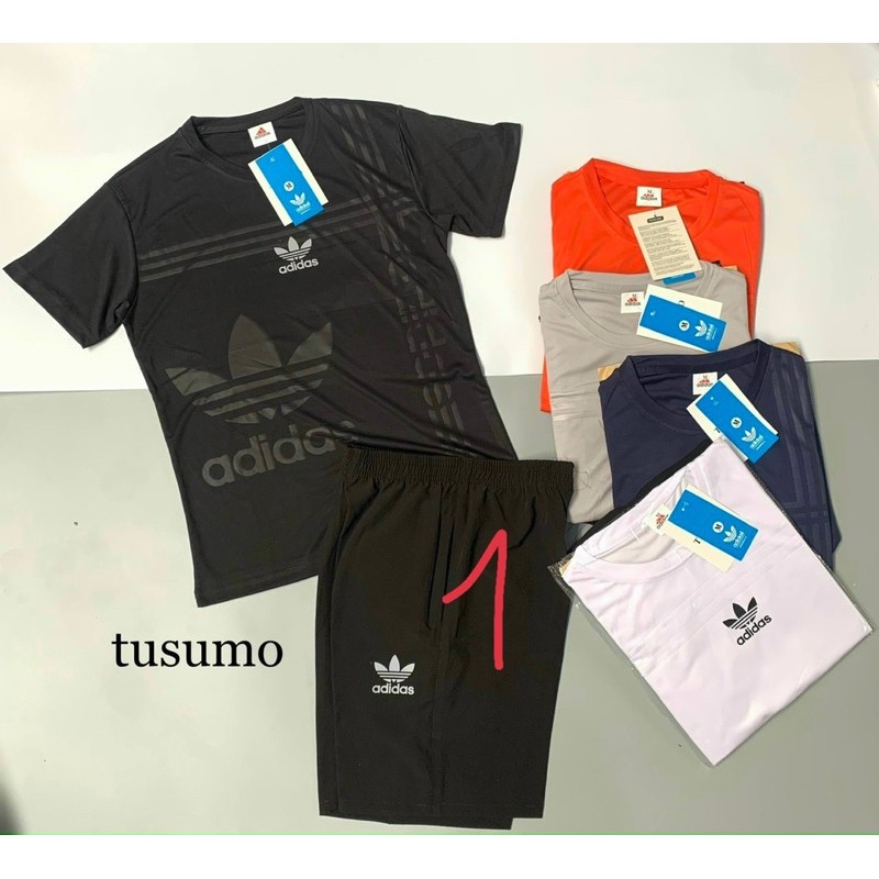 Set thể thao nam gồm áo thun lạnh + quần lửng  [HOT NHẤT] chất siêu xịn