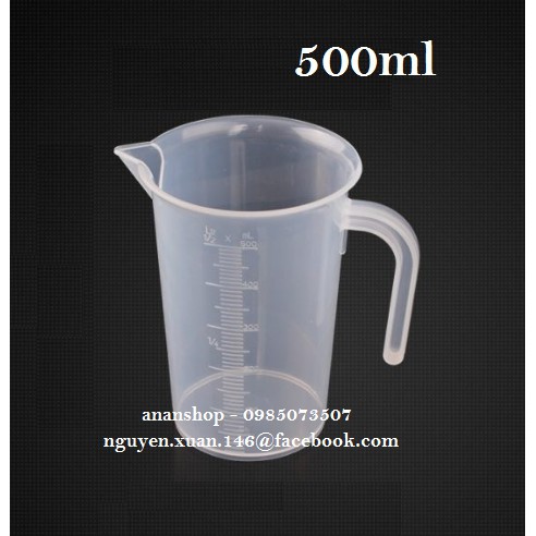 Ca đong nhựa 500ml (M2)