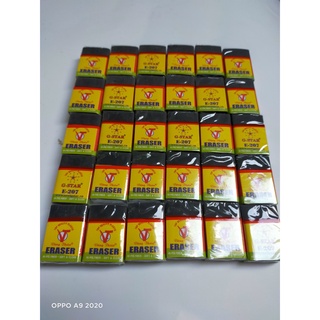 Combo 10 cục gôm E-207 trắng/đen Gstar