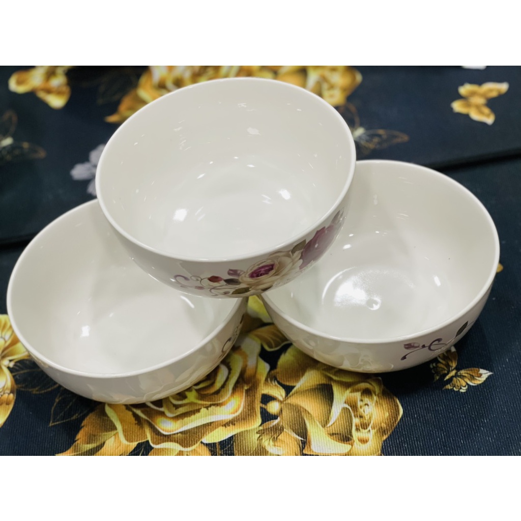 Tô canh sứ trắng tráng men vân bông cm  thương hiệu Hảo cảnh - Tô số 7