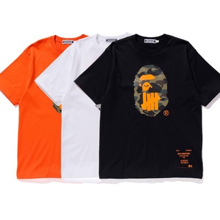 Áo thun cotton tay ngắn in hình BAPE thời trang