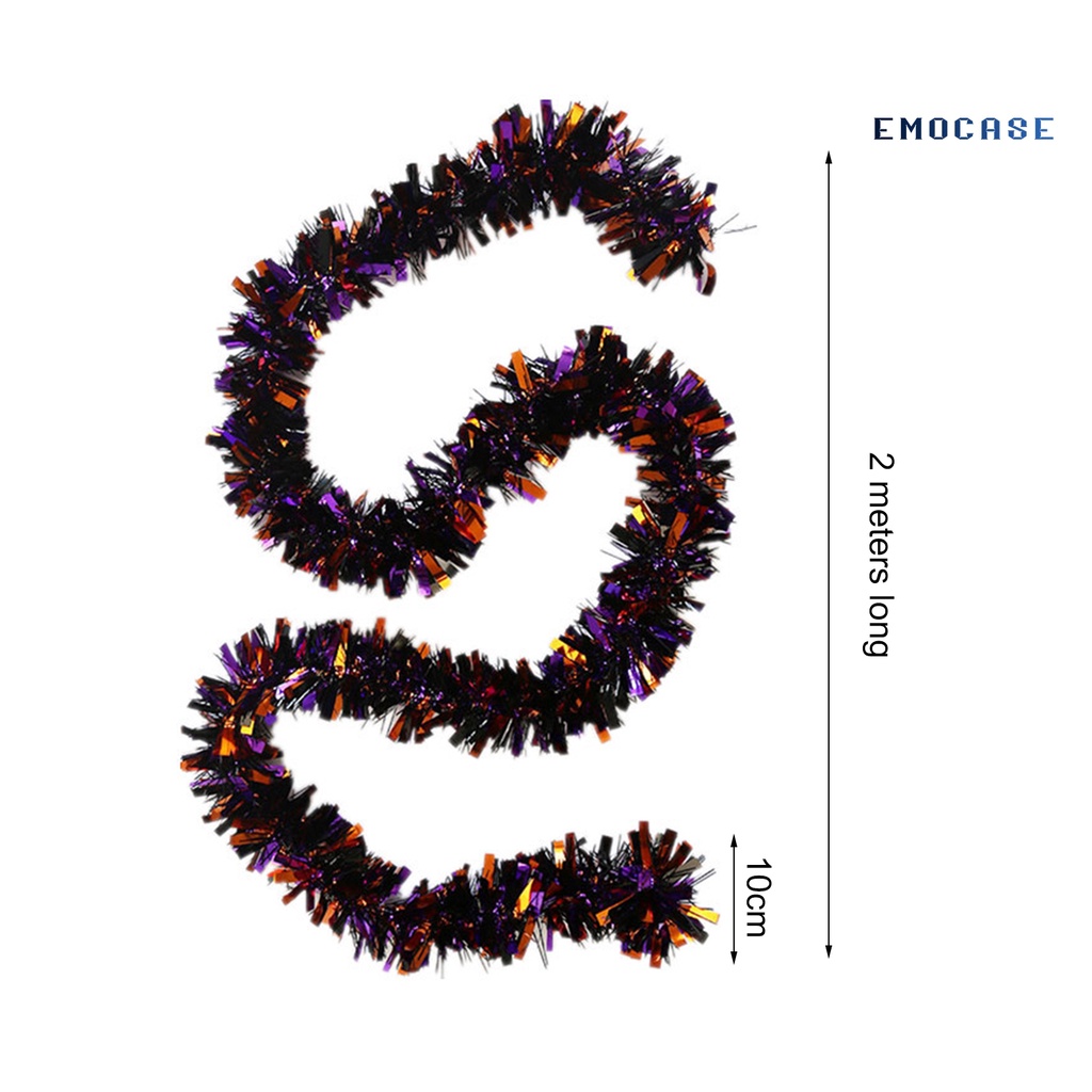 Vòng Hoa Bằng Thiếc PVC Lấp Lánh Thân Thiện Với Môi Trường Trang Trí Tiệc