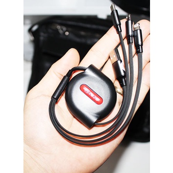 Cáp sạc đa năng 3 trong 1 dây dù chống đứt NY04 -ZUZG