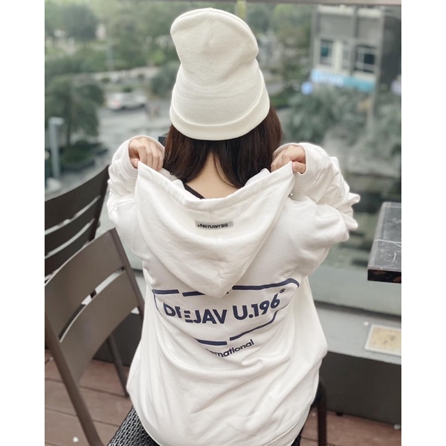 Áo hoodie zip DEJAVU.196 basic - BW pack