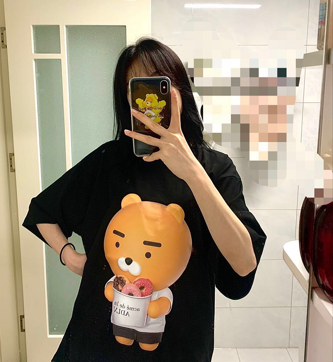 Áo thun cotton ngắn tay in hình KAKAO FRIENDS thời trang cho nam và nữ