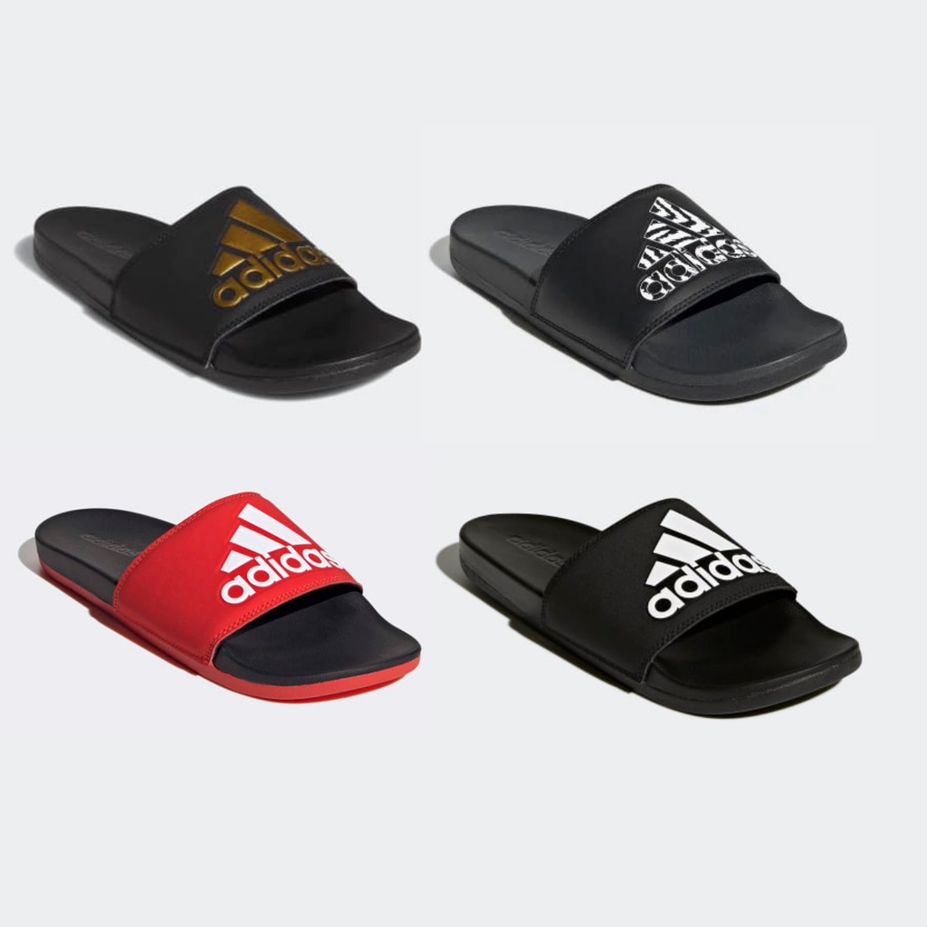 Dép Adidas Chính Hãng 🔴FREESHIP🔴Adidas Adilette Comfort Slides Black Gold - Dép Nam Quai Ngang Chuẩn Auth EG1850