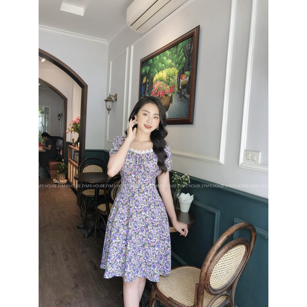 [Mã FAMALLT5 giảm 15% đơn 150k] Váy Hoa Nhún Ngực Zym's House - V1152 | BigBuy360 - bigbuy360.vn