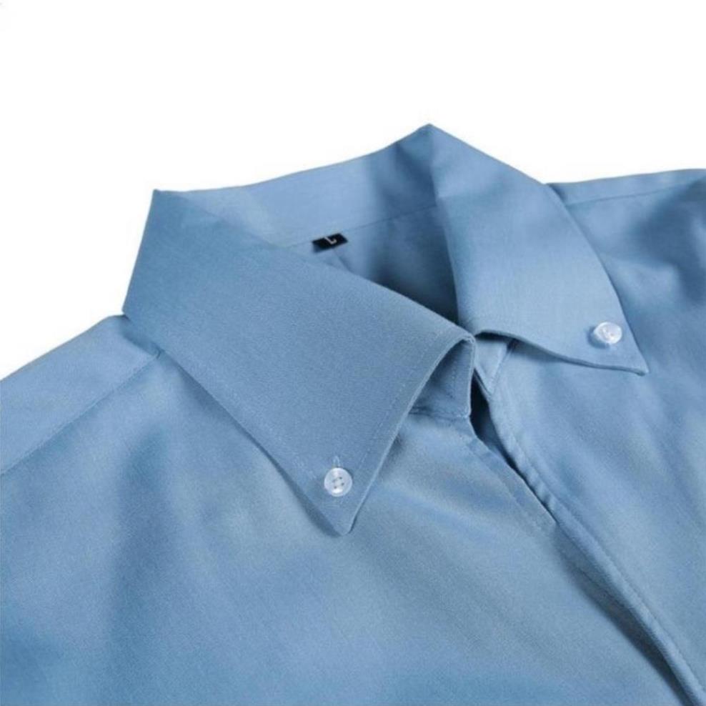áo sơ mi nam kiểu cổ mới màu đen trắng xanh đẹp công sở hàn quốc cao cấp from đứng côn suông rộng co giãn -K(&1 ! ⚾️