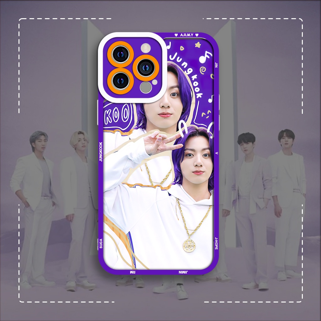 Ốp lưng iphone cạnh vuông JM CASE idol KPOP BTS Jungkook cho fans ARMY Borahae 6plus/6s/6splus/7/7plus/8/8plus/x/xs/11