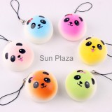 ZMóc khóa Squishy gấu màu nhỏ - Squishy gấu màu dễ thươngt