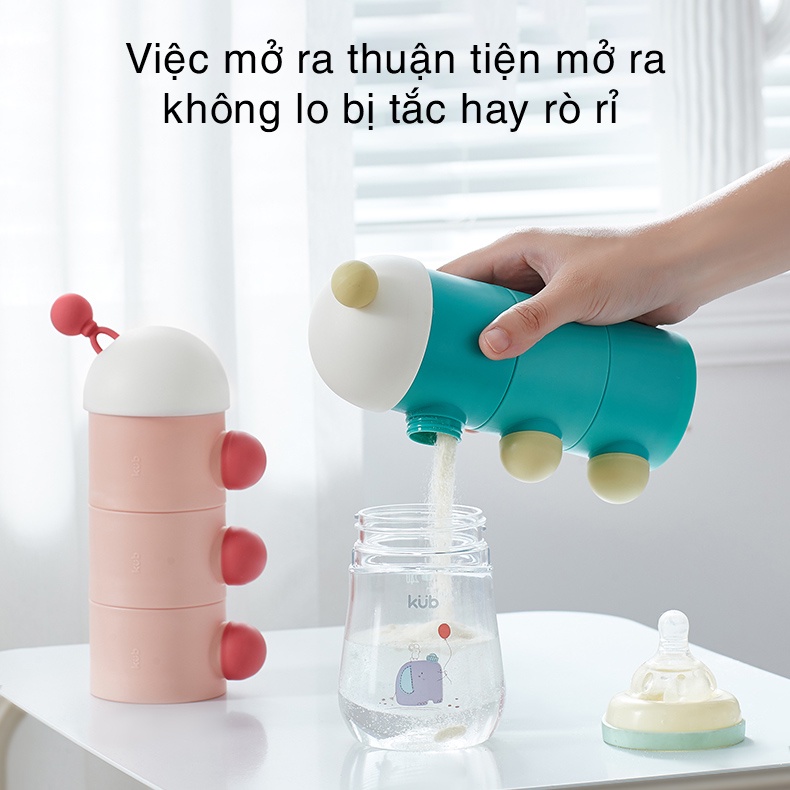 Hộp chia sữa KUB, hộp đựng sữa có quai xách tiện lợi cho bé - KUB OFFICIAL