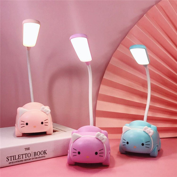 Đèn học để bàn mini, đen led chống cận hình thú cute dễ thương pin sạc usb tích điện cho bé đọc sách làm việc