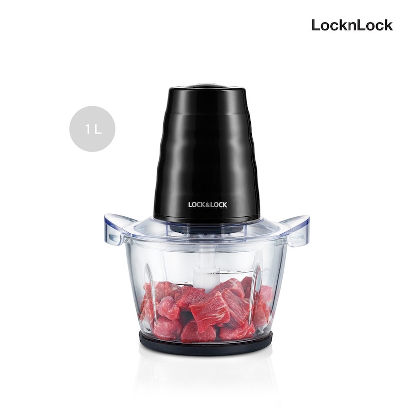 EJM156BLK - Máy xay thịt Lock&Lock Meat Chopper 1L, 220-240V, 50/60Hz, 400W - Màu đen
