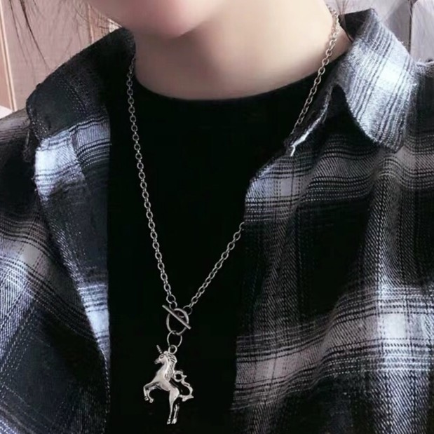Dây chuyền thời trang mặt hình ngựa một sừng đẹp mắt 203954