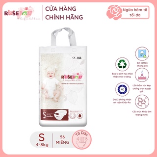 Thùng Bỉm Dán ROSE BABY Size S (168 miếng)