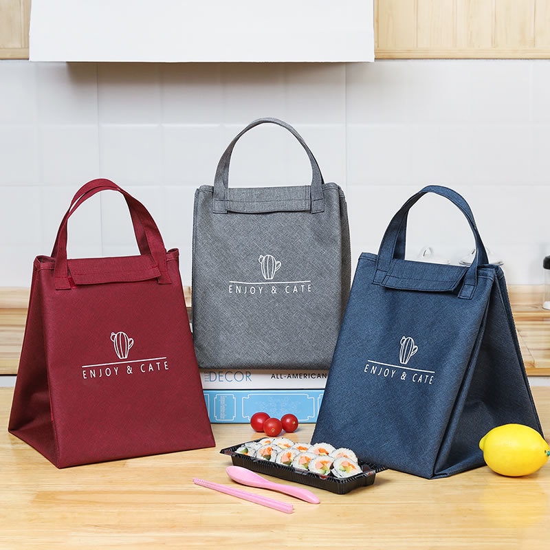 Túi đựng hộp cơm trưa giữ nhiệt chống thấm nước tiện lợi cho gia đình