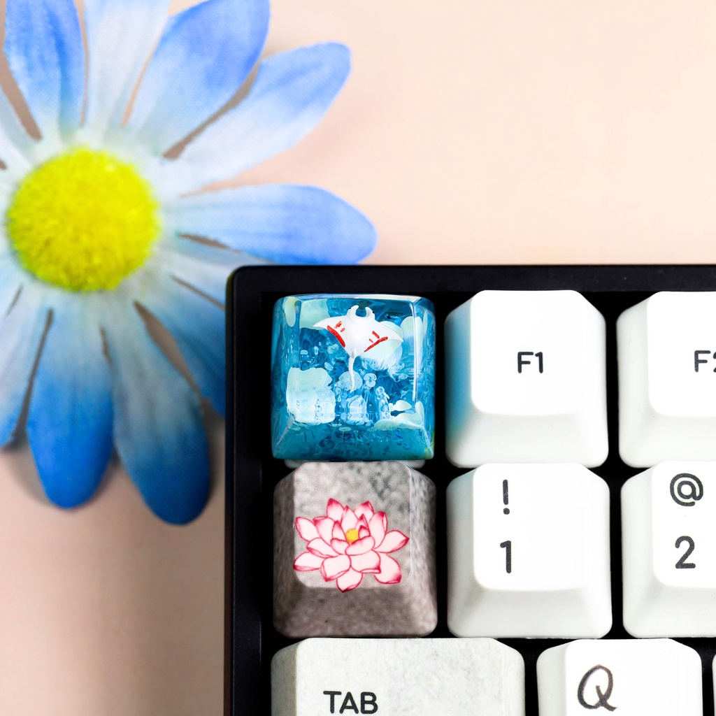 Nút bàn phím cơ cá đuối, keycap lẻ giá rẻ SA profile