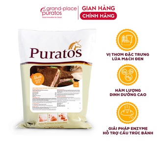 Mã BMLTM50 giảm đến 50K Bột Trộn Bánh Mì Lúa Mạch Đen Puratos Grand-Place