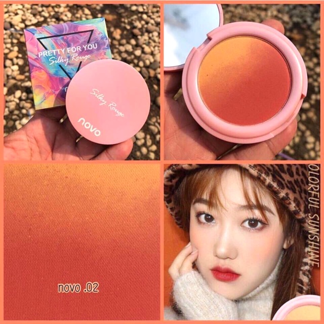 Má hồng NOVO lam Silky Rouge hottrend tone hồng - Thái Lan | BigBuy360 - bigbuy360.vn