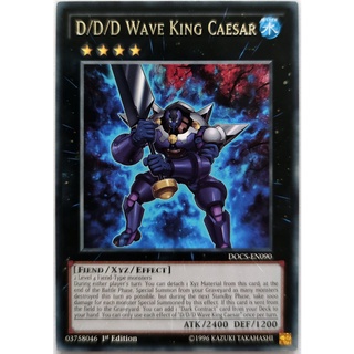 [Thẻ Yugioh] D/D/D Wave King Caesar |EN| Rare
