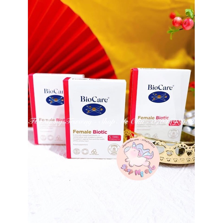 [ Mẫu mới ] Men vi sinh Biocare - Female Biotic 30 viên date 11/2023