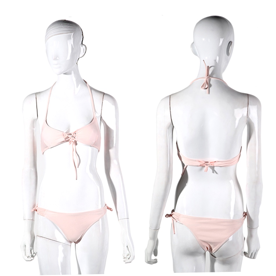 Women Bikini Set Exquisite Female Bandage Swimwear Charming Ladies Padded Bra
