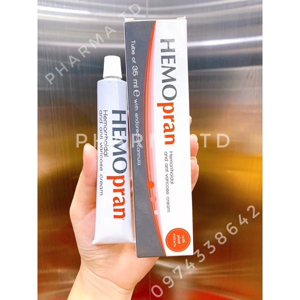 Kem bôi suy giãn tĩnh mạch nông HEMOPRAN (35ML) (NHẬP KHẨU Ý)