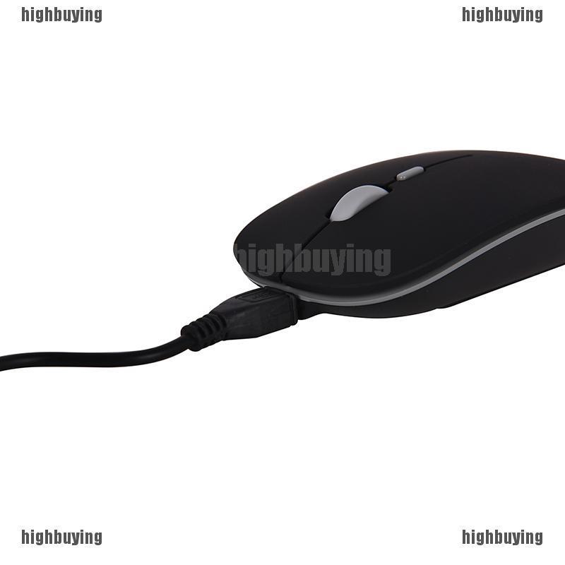 Chuột Không Dây 2.4GHz Sạc USB Siêu Mỏng