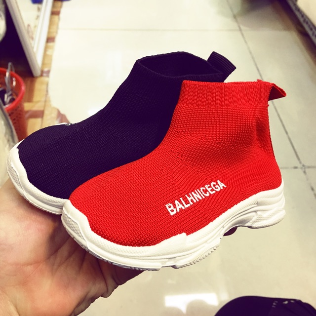 Giày Bata vãi cổ cao em bé