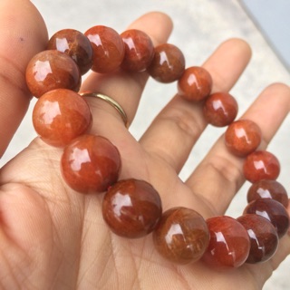 Vòng thạch anh tóc đỏ size Nam