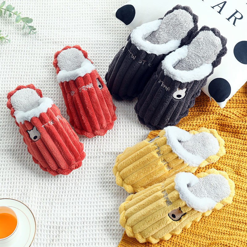 Dép Đi Trong Nhà - Văn Phòng - Khách Sạn Kiểu Dáng Hình Gấu Đáng Yêu Xinh Xắn