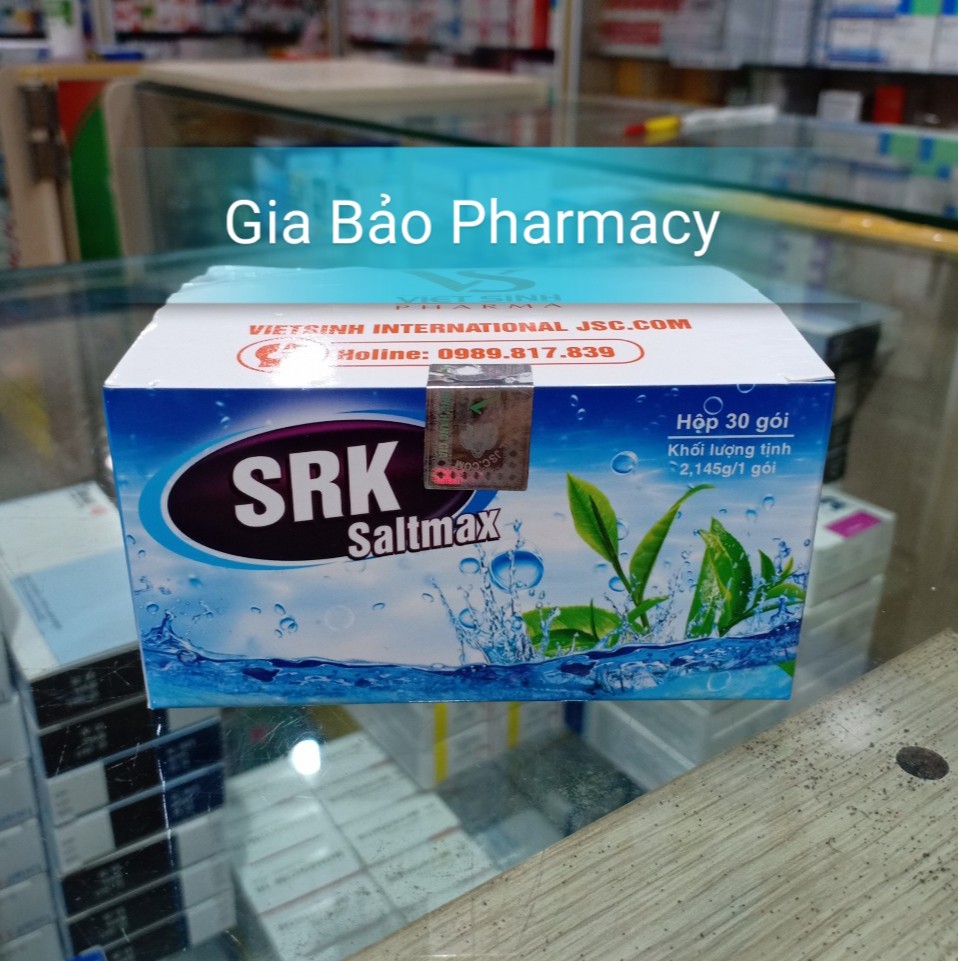 Muối rửa mũi SRK Saltmax hộp 30 gói tiện dụng