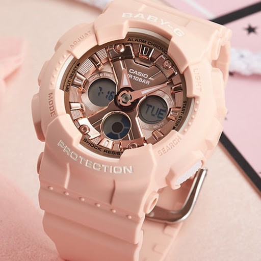 Đồng Hồ Nữ Casio Dây Nhựa Chính Hãng BABYG BA-130-4ADR