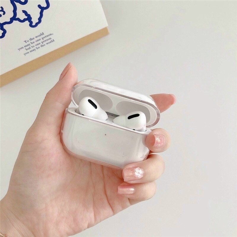Vỏ Bảo Vệ Tai Nghe Airpods 1/2/3/Pro Trong Suốt Chống Trầy
