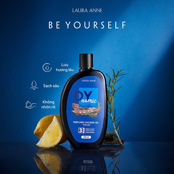 Sữa tắm nước hoa nam Laura Anne Dynamic 400ml chính hãng | BigBuy360 - bigbuy360.vn