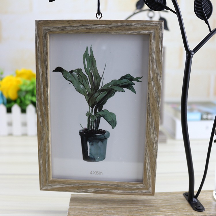 Khung ảnh kết hợp thủy canh sáng tạo, khung ảnh 2 mặt, trang trí bàn làm việc, quà tặng.