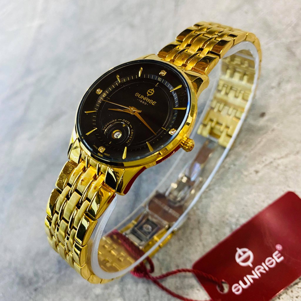 Đồng hồ Sunrise nữ chính hãng Nhật Bản L2223.SA.G.D - kính saphire chống trầy - bảo