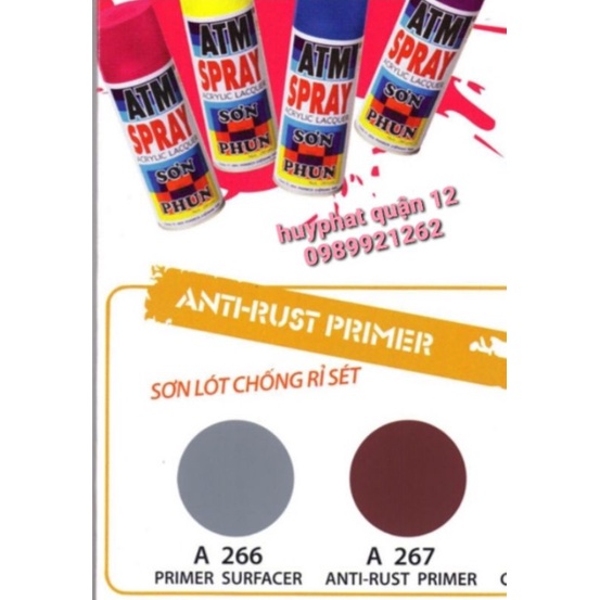 Sơn xịt atm spray/tv/win bán lẻ giá sỉ