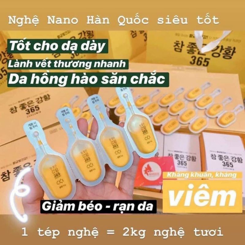 Tinh chất nghệ Nano Curcumin 365  96 ống