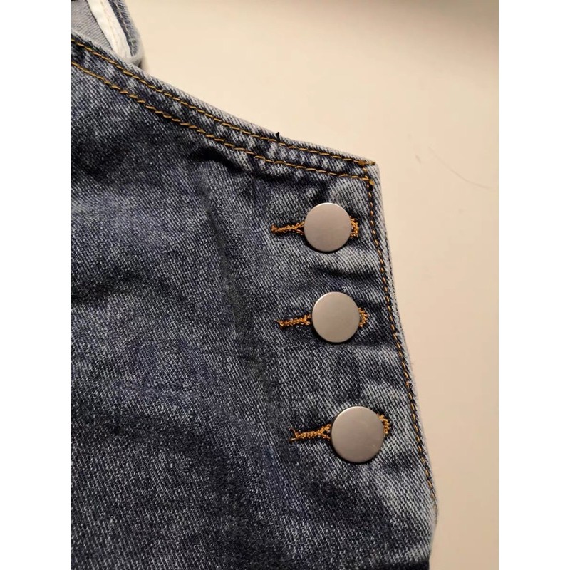 ORDER - Váy Yếm Bò Jeans Dáng Dài Ulzzang Hàn Quốc | BigBuy360 - bigbuy360.vn