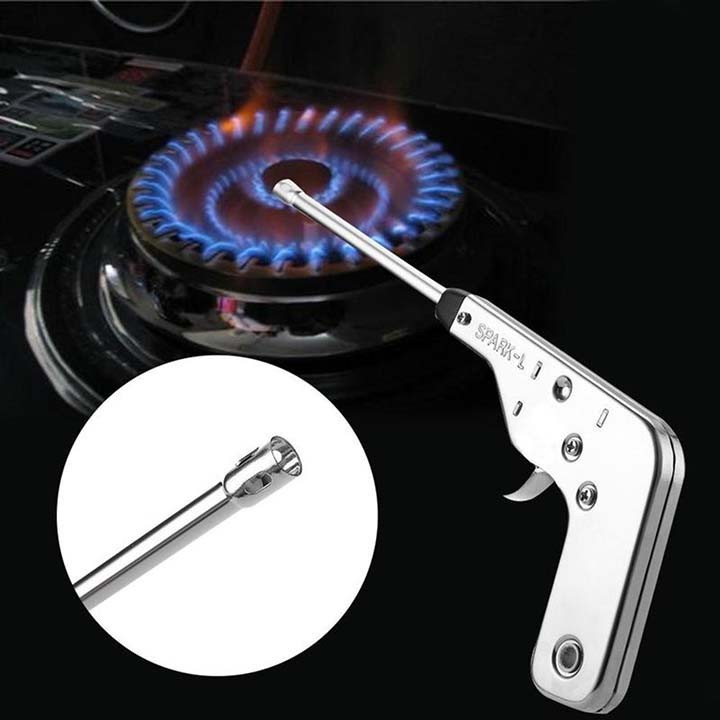 Máy đánh lửa bếp ga ⚡️ Dụng cụ mồi lửa bếp ga bếp cồn không dùng pin không dùng ga - slc.vn