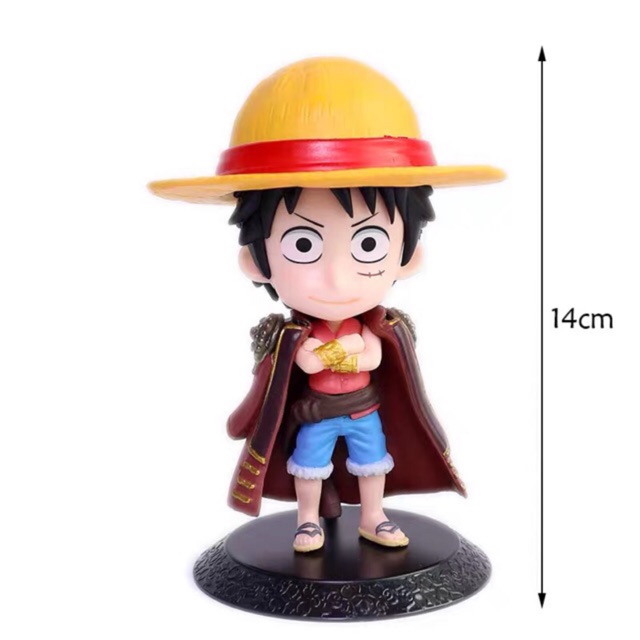 2 mẫu Mô Hình Nhân Vật Luffy Mũ Rơm phiên bản Q