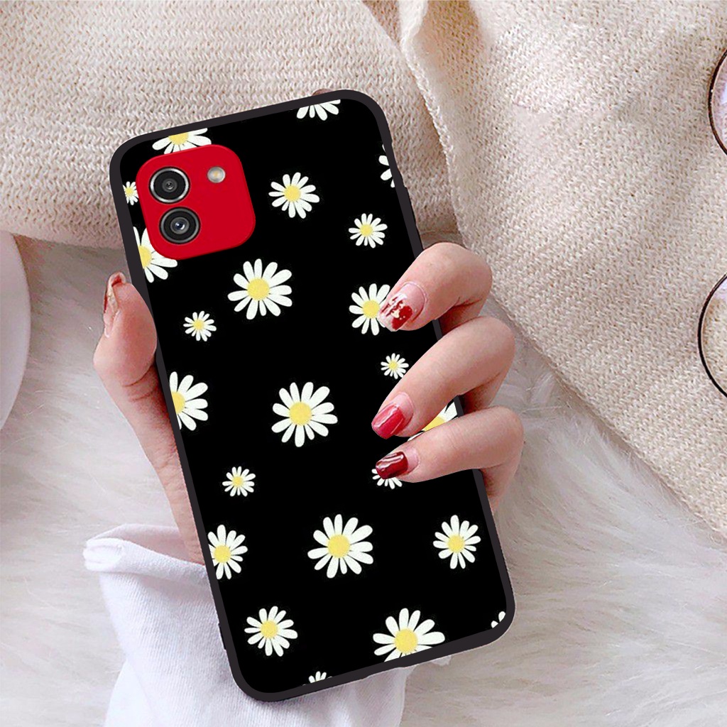 Ốp lưng Samsung Galaxy A03 viền dẻo TPU BST Hoạ Tiết Hoa