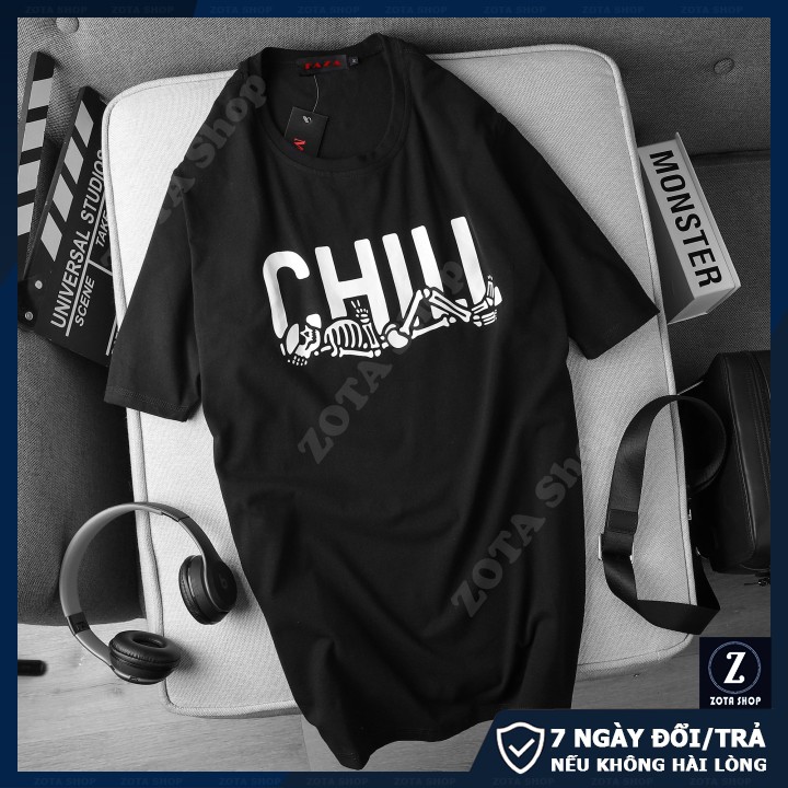  Áo thun nam tay ngắn cổ tròn in 3D Chill chất thun 4 chiều mịn mát CZ89 | BigBuy360 - bigbuy360.vn